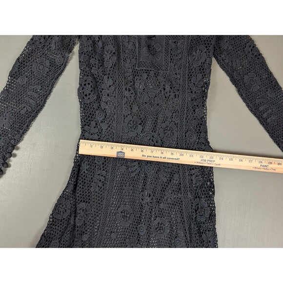 RRL Ralph Lauren Cotton Lace-Killing Dress Black Size 1 – Rare $1200 Piece NWT - Picture 15 of 16